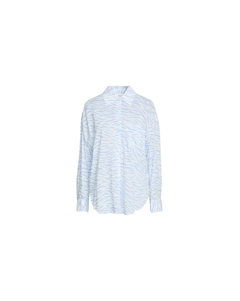 Xírena TOPS - Hemdenauf YOOX.COM Hellblau