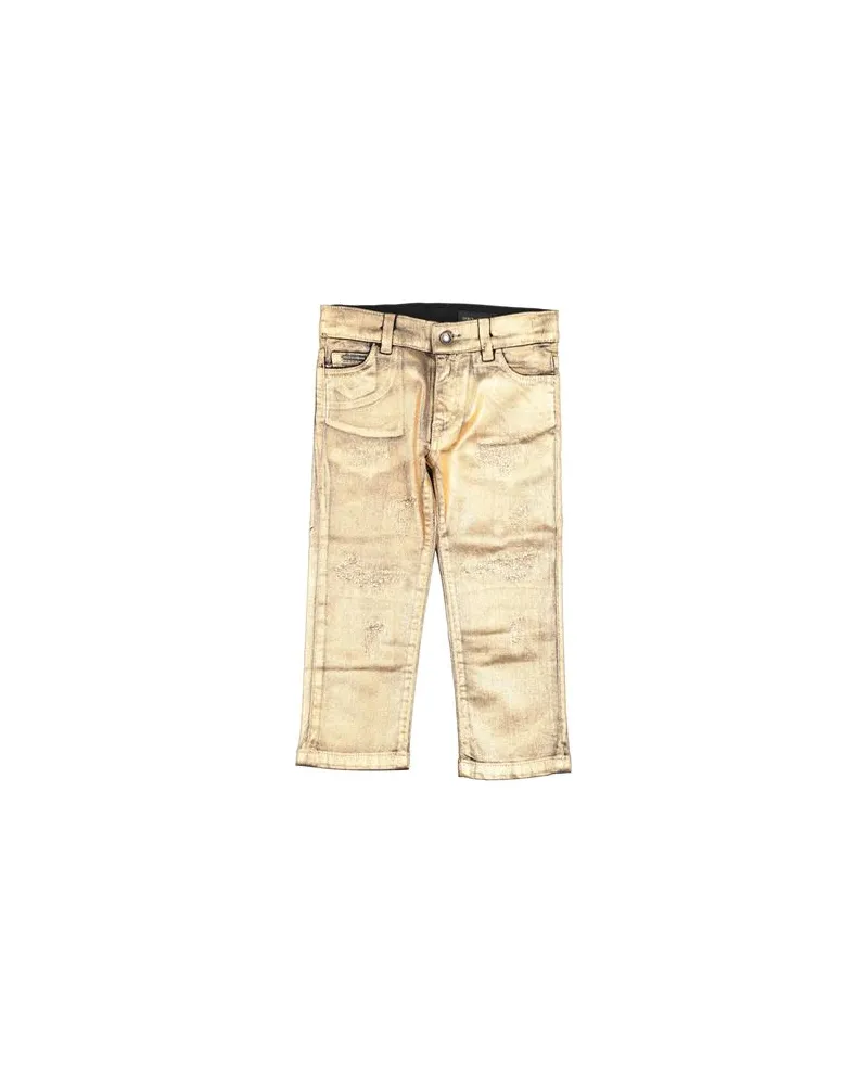 Dolce & Gabbana HOSEN & RÖCKE - Jeanshosenauf YOOX.COM Gold