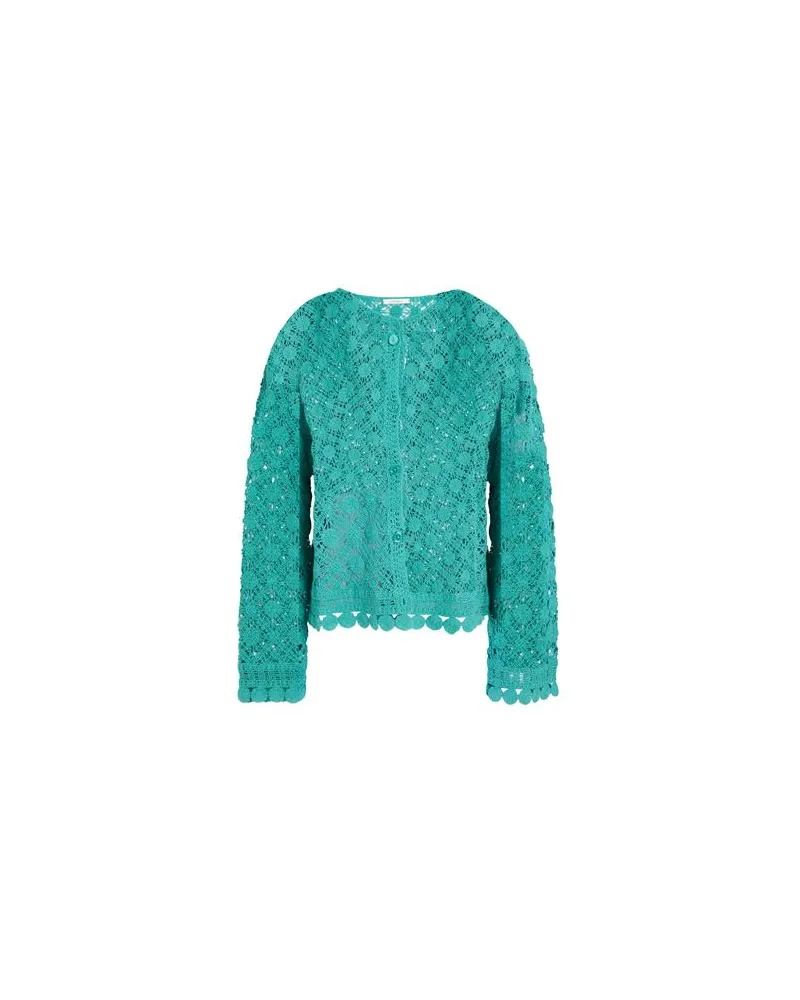 Maliparmi STRICKWAREN - Strickjackenauf YOOX.COM Tūrkis