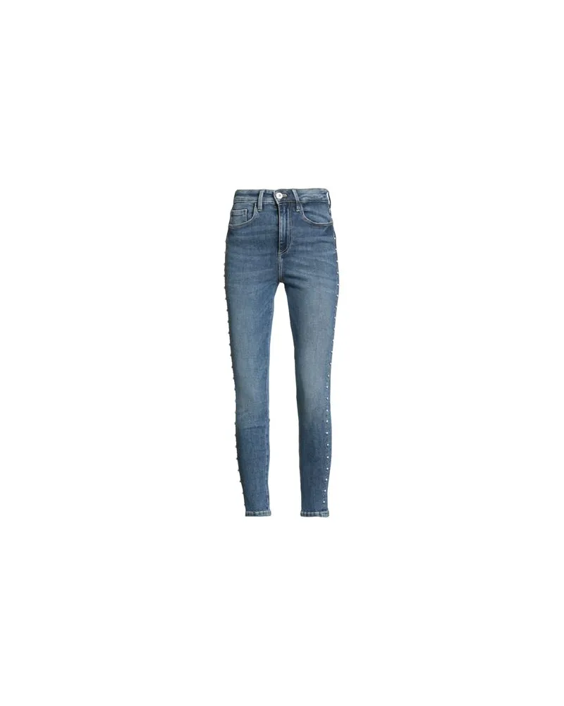 Guess HOSEN & RÖCKE - Jeanshosenauf YOOX.COM Blau