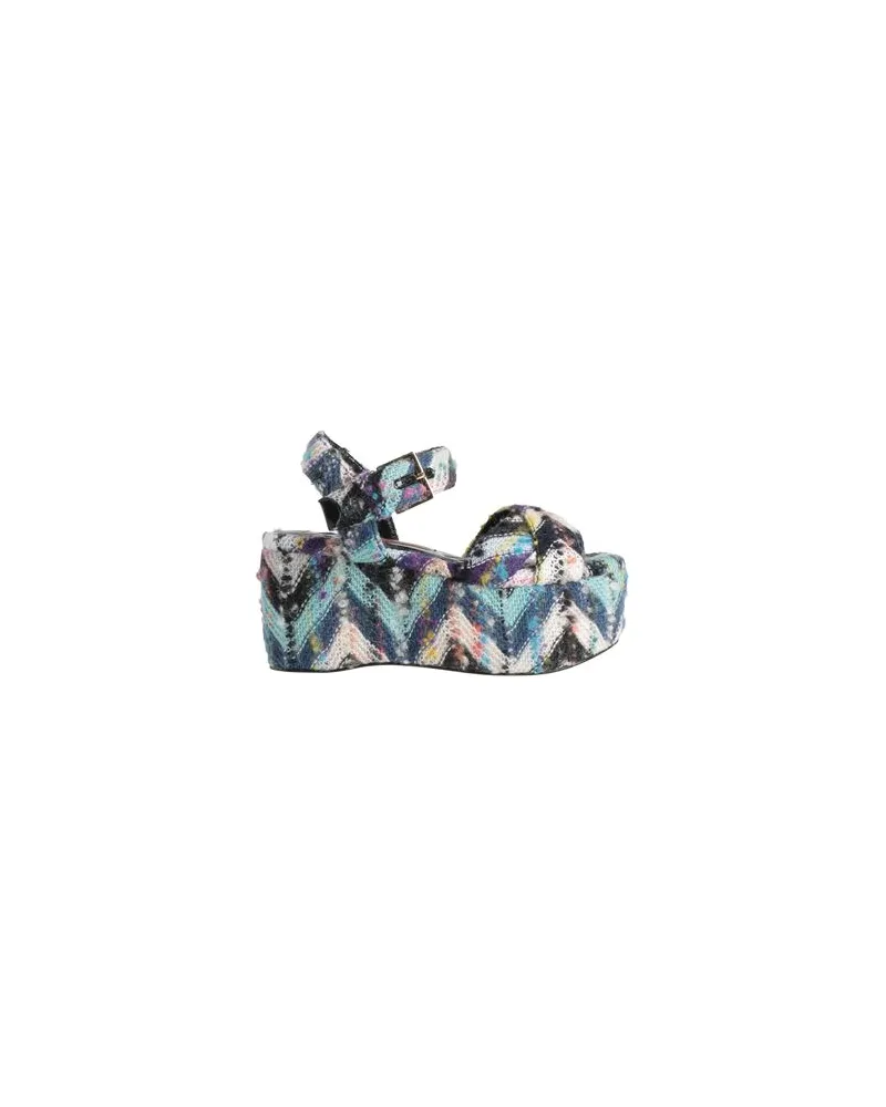 Missoni SCHUHE - Sandalenauf YOOX.COM Himmelblau