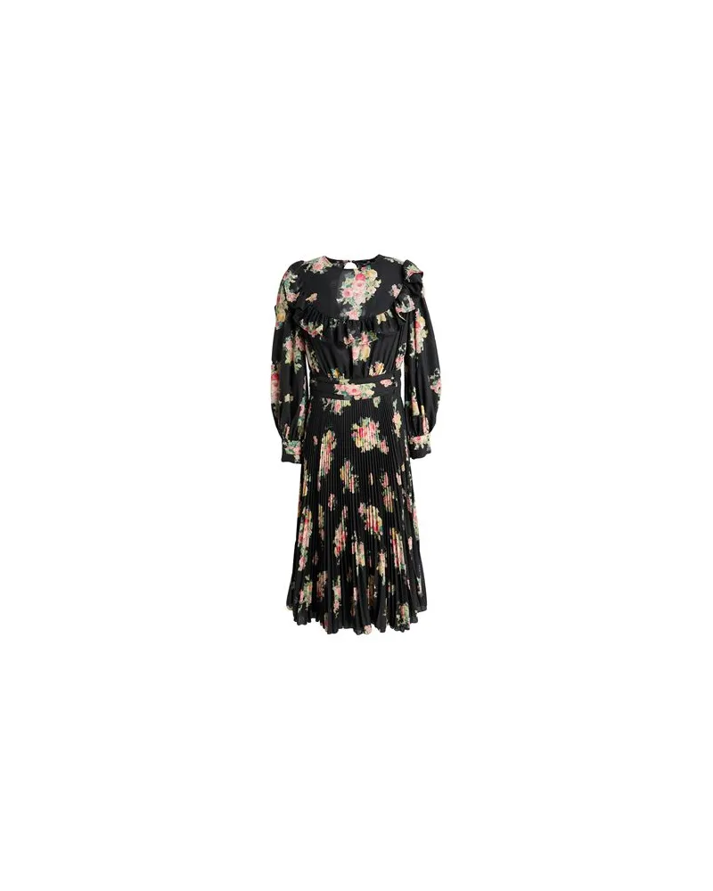Elisabetta Franchi KLEIDER - Midi-Kleiderauf YOOX.COM Schwarz