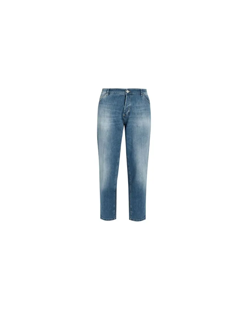 PT TORINO HOSEN & RÖCKE - Jeanshosenauf YOOX.COM Blau