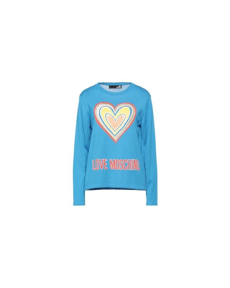 Moschino STRICKWAREN - Pulloverauf YOOX.COM Azurblau