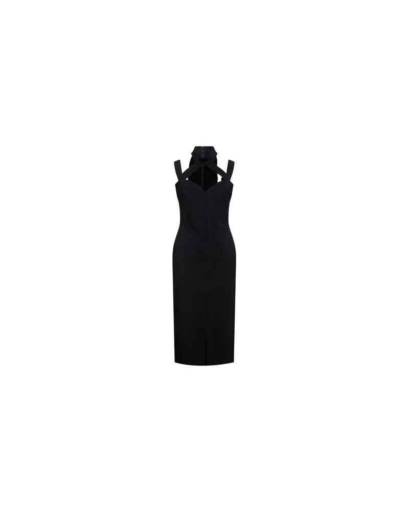 Chiara Boni KLEIDER - Midi-Kleiderauf YOOX.COM Schwarz