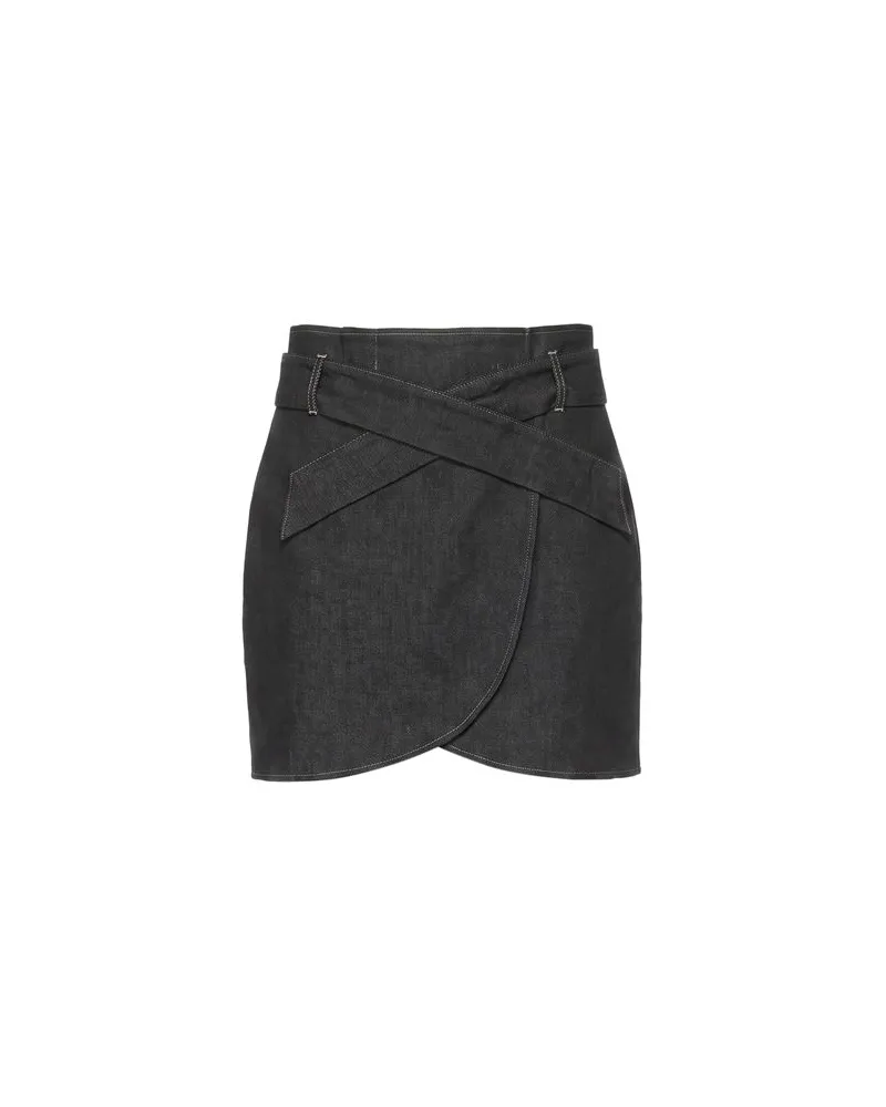 Soallure HOSEN & RÖCKE - Jeansröckeauf YOOX.COM Schwarz