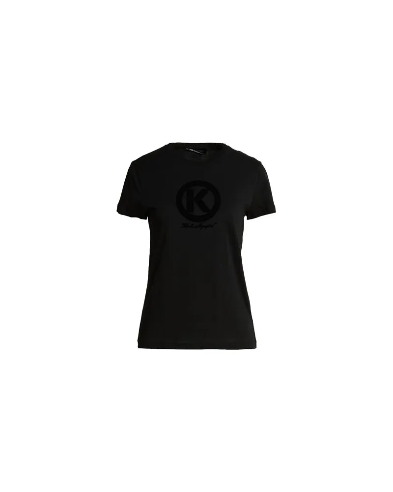 Karl Lagerfeld TOPS - T-shirtsauf YOOX.COM Schwarz