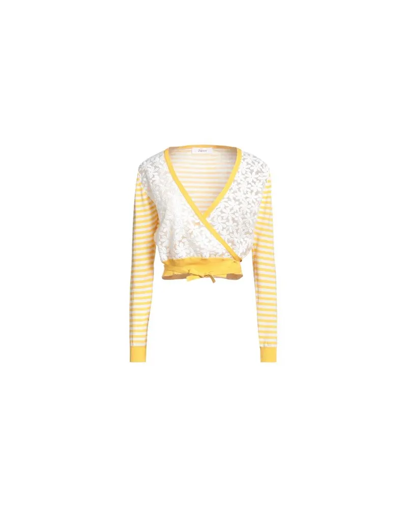 Jucca STRICKWAREN - Wickelpulloverauf YOOX.COM Gelb
