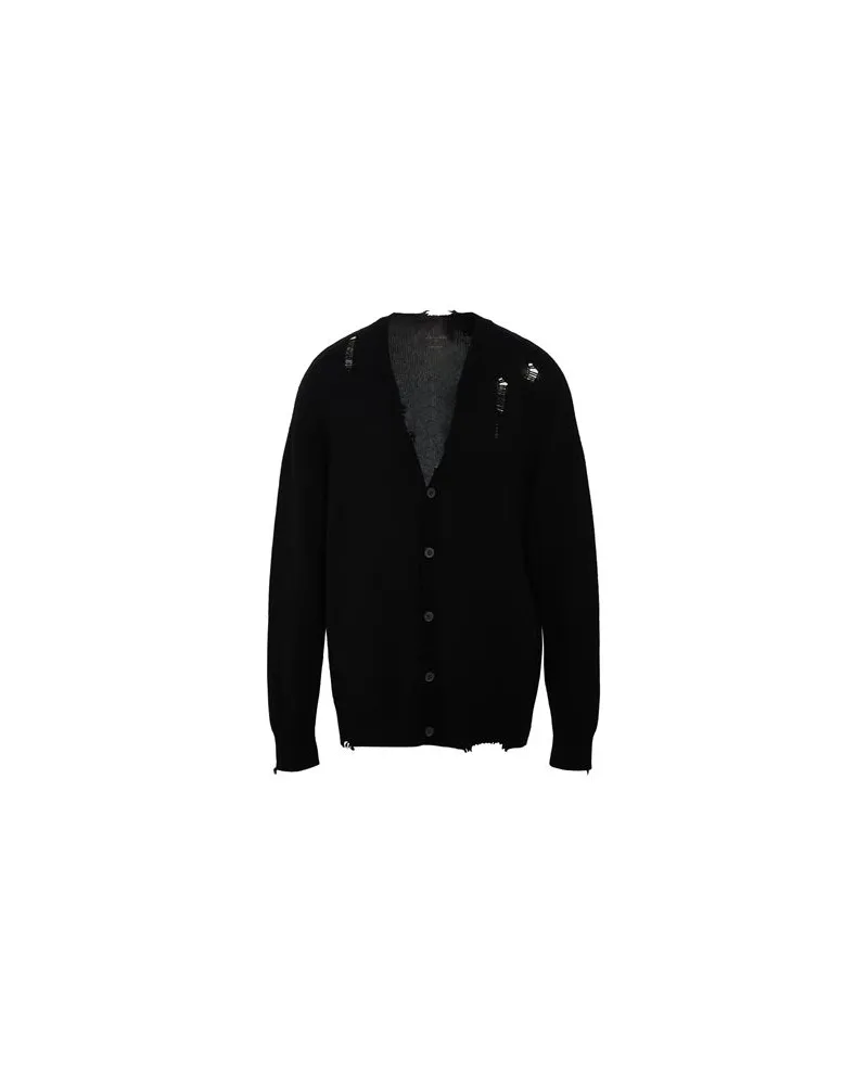 AllSaints STRICKWAREN - Strickjackenauf YOOX.COM Schwarz