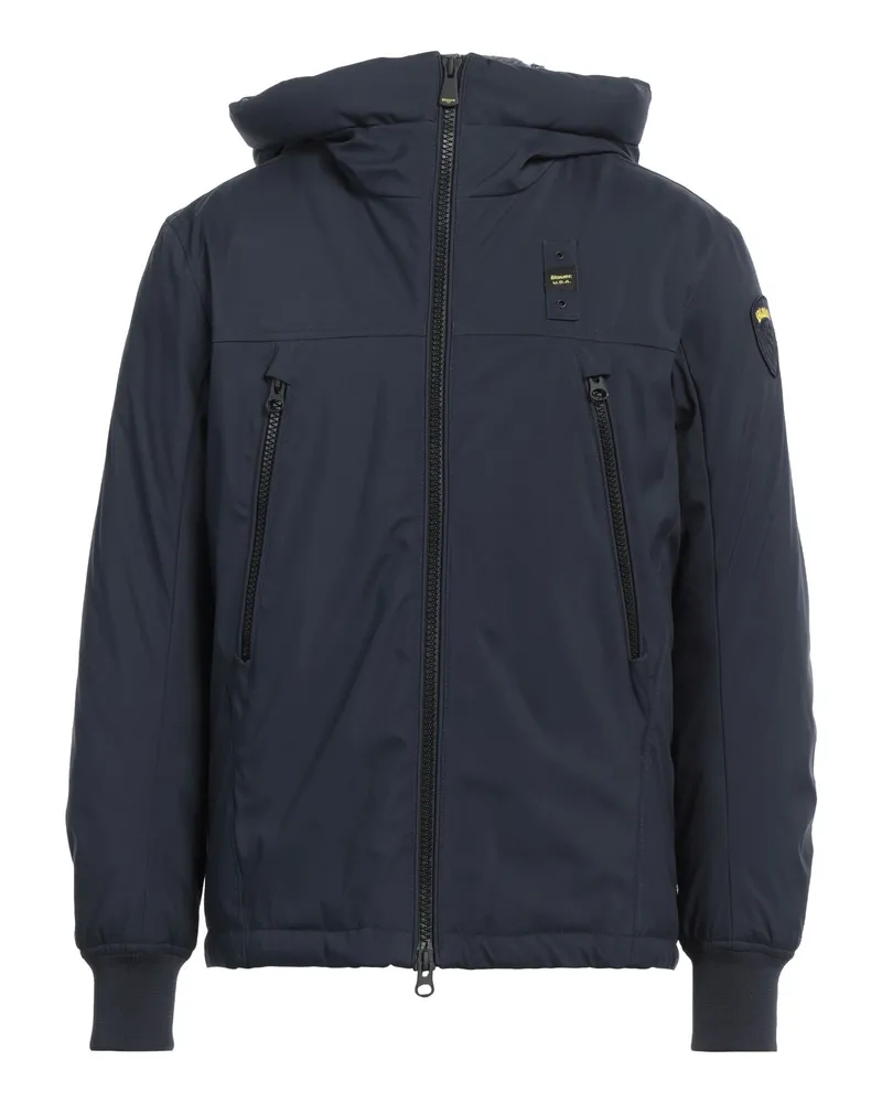 Blauer Pufferjacke & Daunenjacke Nachtblau