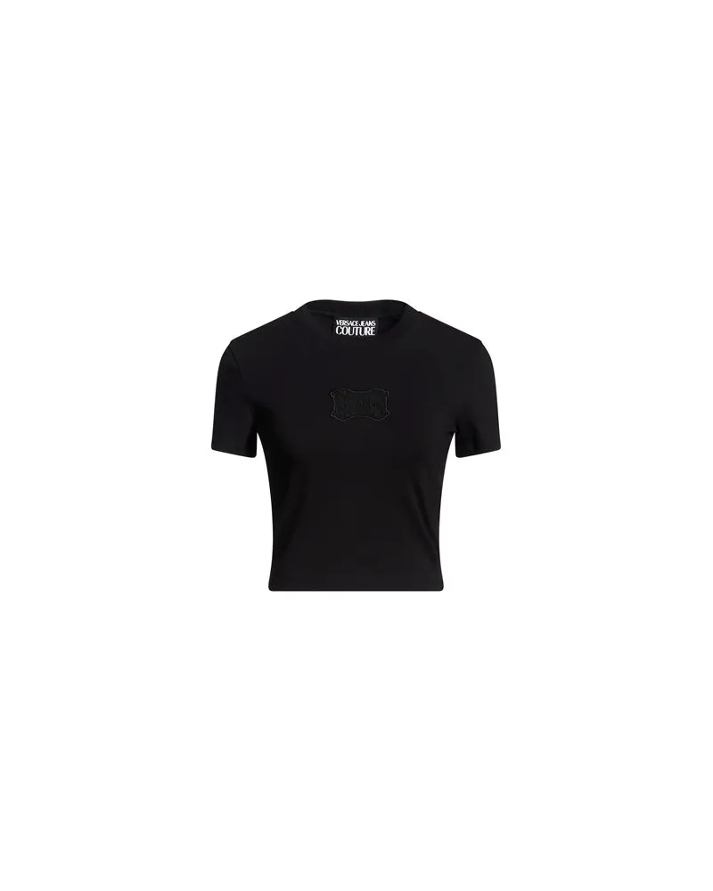 Versace Jeans TOPS - T-shirtsauf YOOX.COM Schwarz