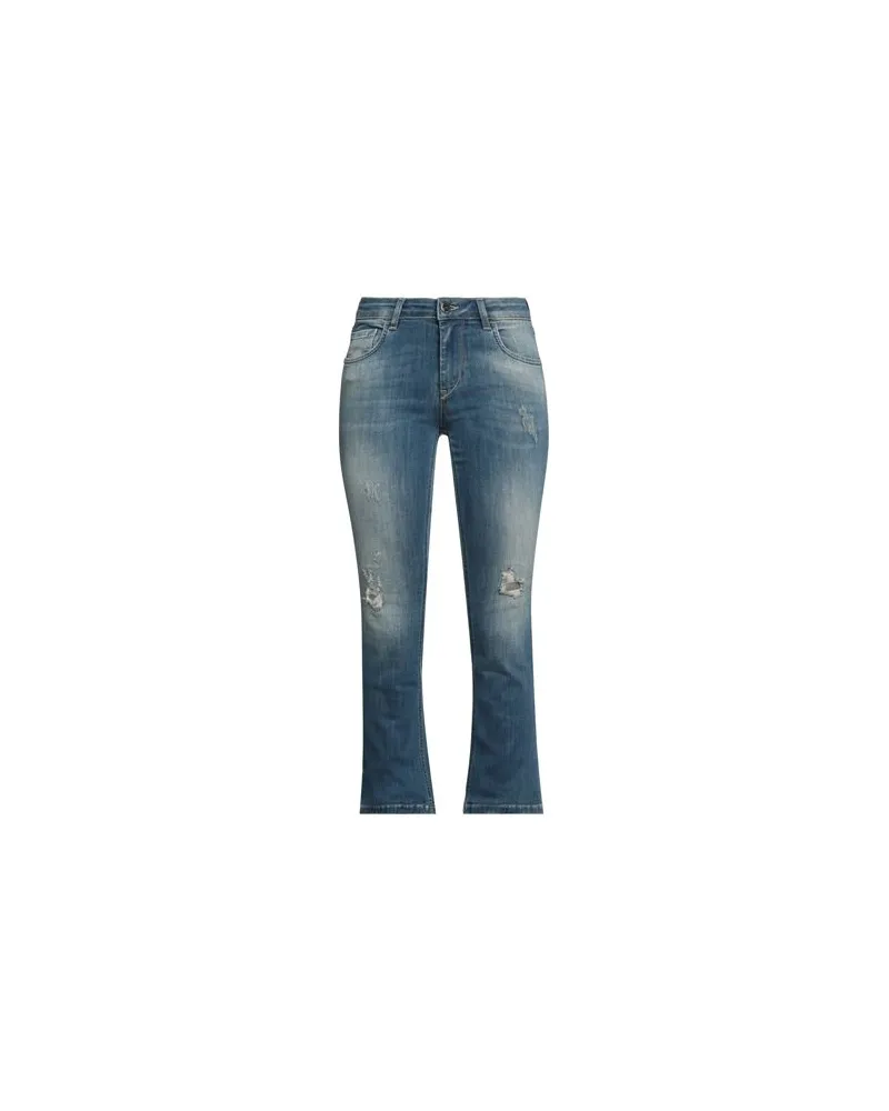 Re-HasH HOSEN & RÖCKE - Jeanshosenauf YOOX.COM Blau
