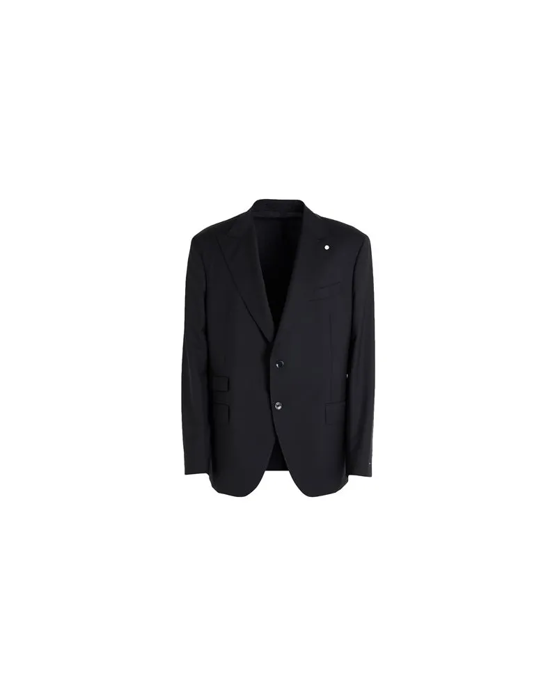 Luigi Bianchi Mantova ANZÜGE und CO-ORDS - Blazersauf YOOX.COM Schwarz