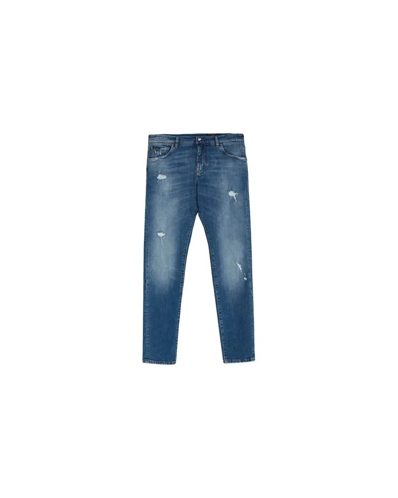 Dolce & Gabbana HOSEN & RÖCKE - Jeanshosenauf YOOX.COM Blau