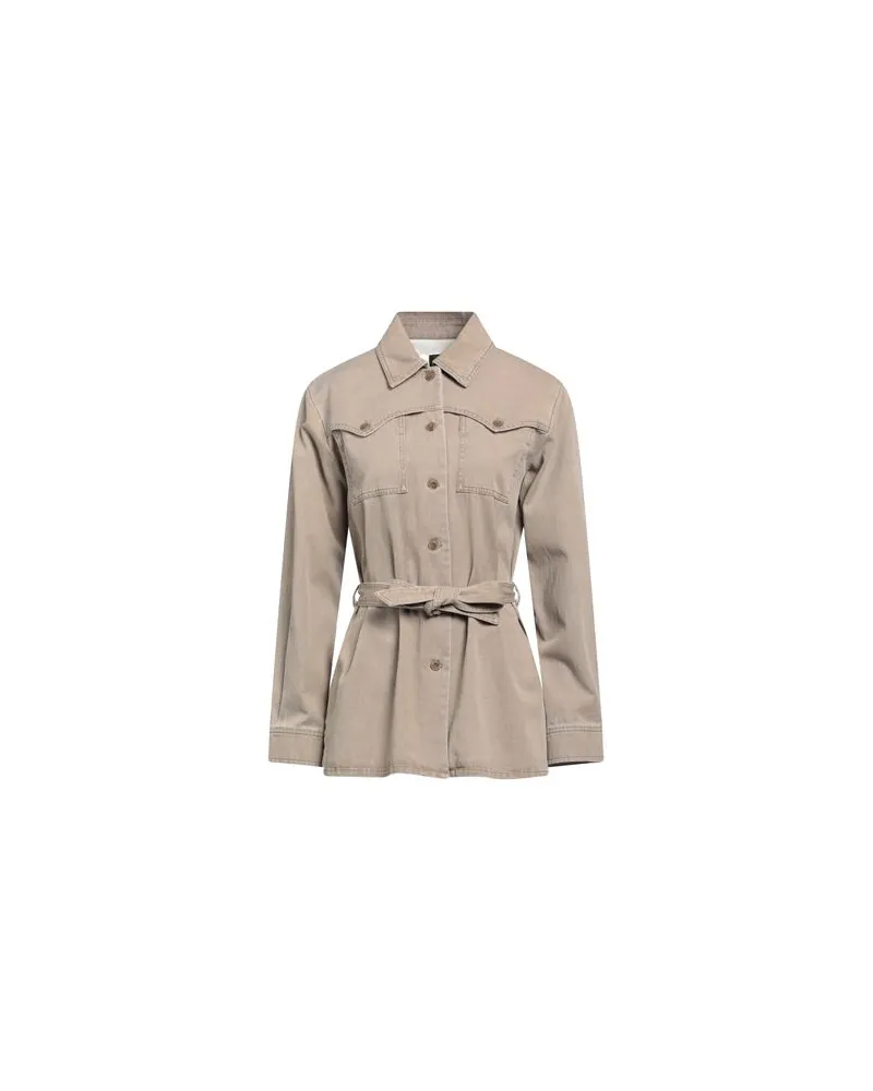 A.P.C. TOPS - Jeanshemdenauf YOOX.COM Khaki