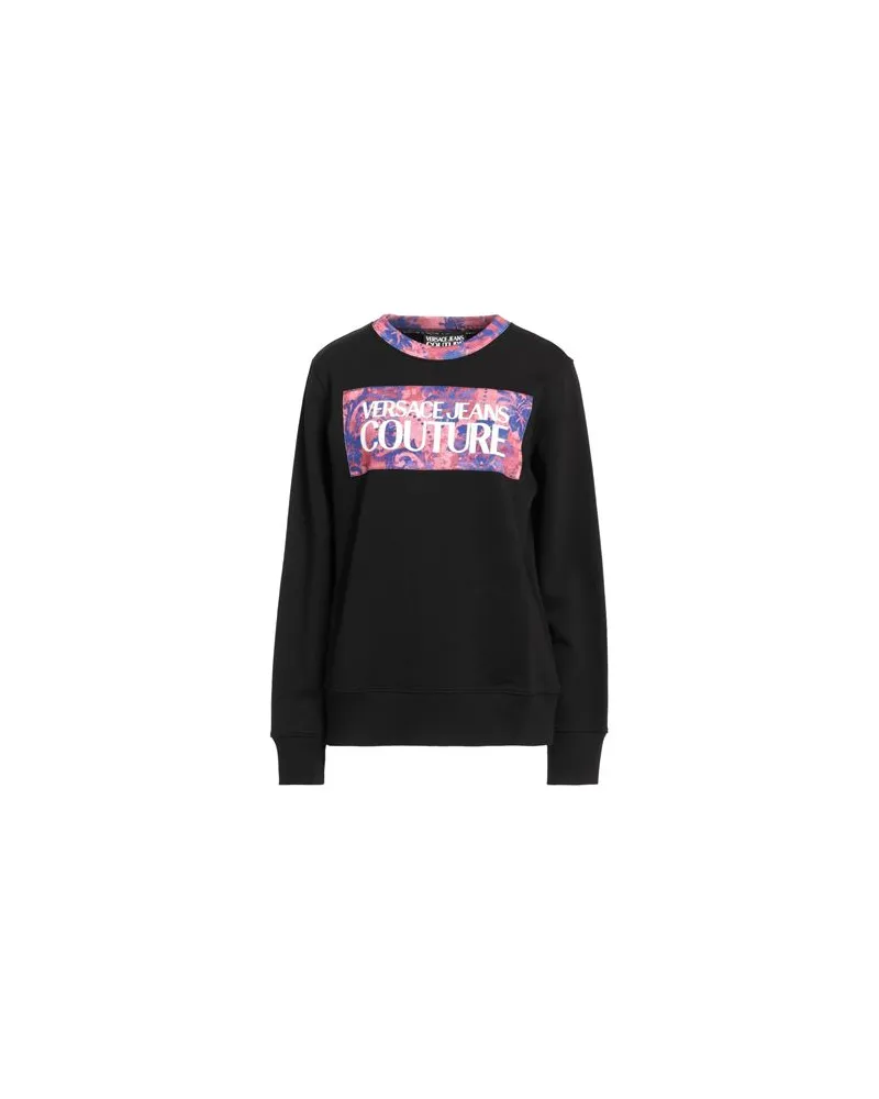 Versace Jeans TOPS - Sweatshirtsauf YOOX.COM Schwarz