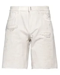 Givenchy Jeansshorts Elfenbein