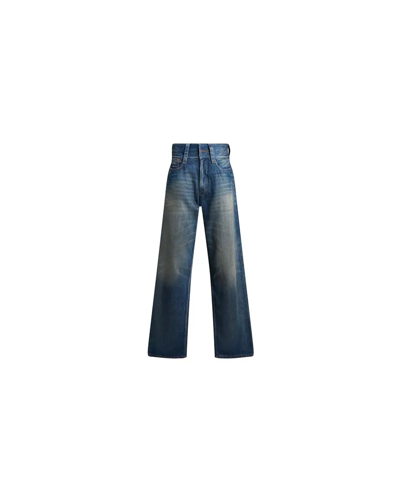 Maison Margiela HOSEN & RÖCKE - Jeanshosenauf YOOX.COM Blau
