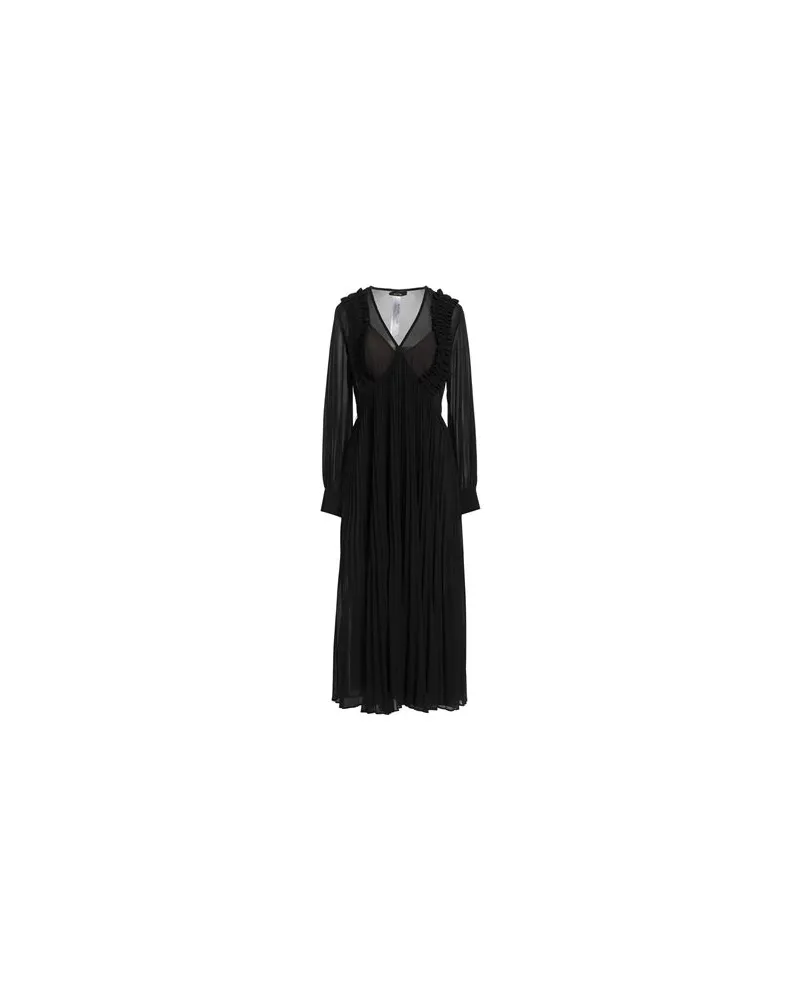 Actitude by Twinset KLEIDER - Maxi-Kleiderauf YOOX.COM Schwarz