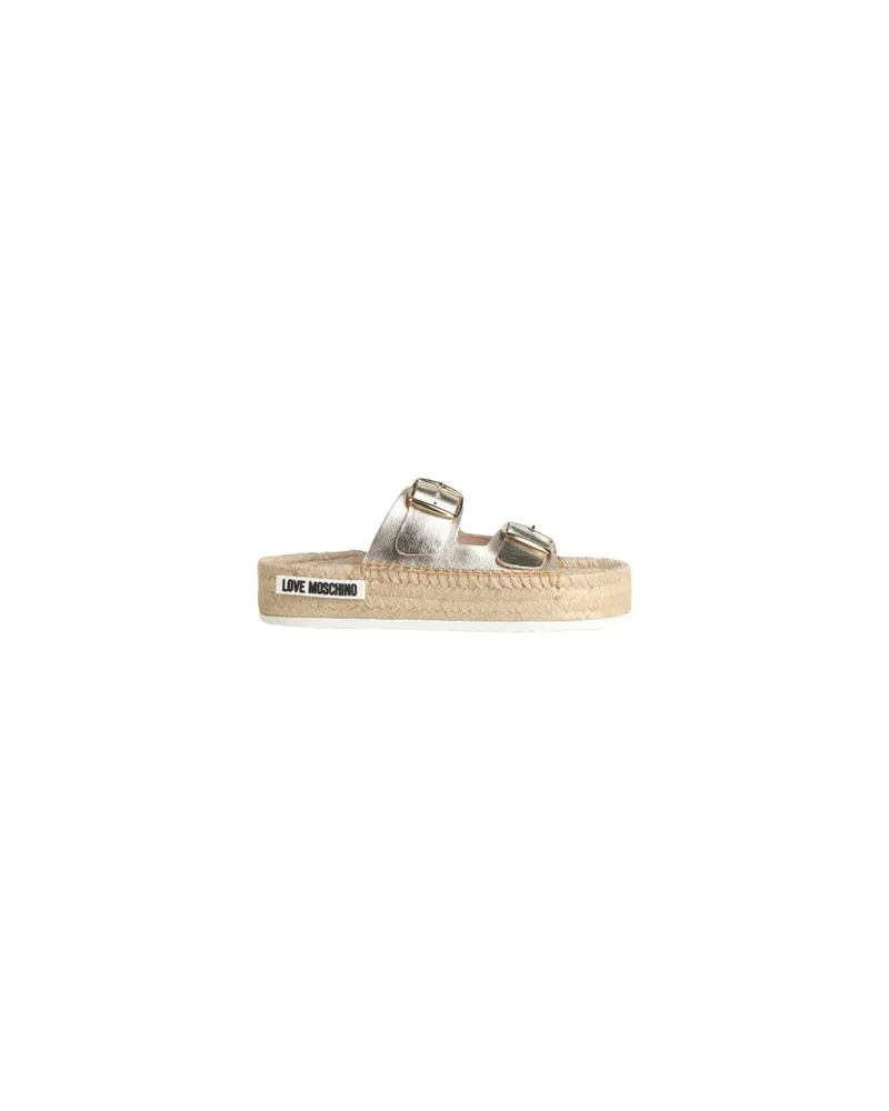 Moschino SCHUHE - Espadrillesauf YOOX.COM Platin