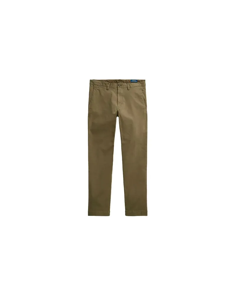 Ralph Lauren Stretch Slim Fit Textured Chino Pant  - HOSEN & RÖCKE - Hosenauf YOOX.COM Militärgrün