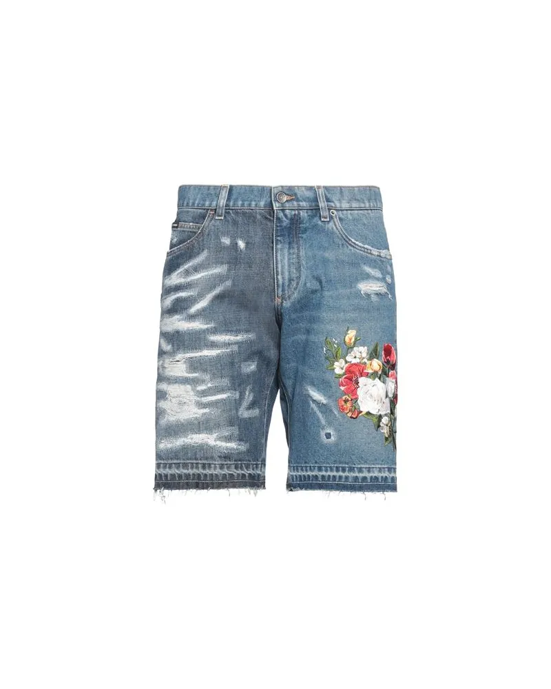 Dolce & Gabbana HOSEN & RÖCKE - Jeansshortsauf YOOX.COM Blau