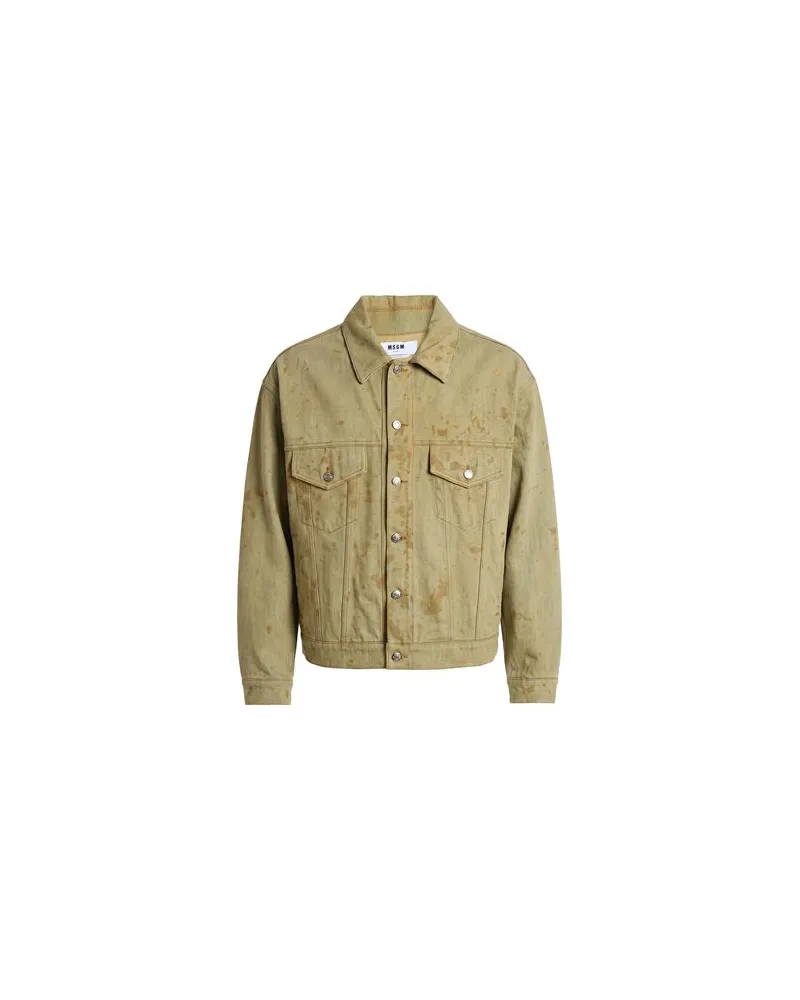 MSGM JACKEN & MÄNTEL - Jeansjacken/Mäntelauf YOOX.COM Blau