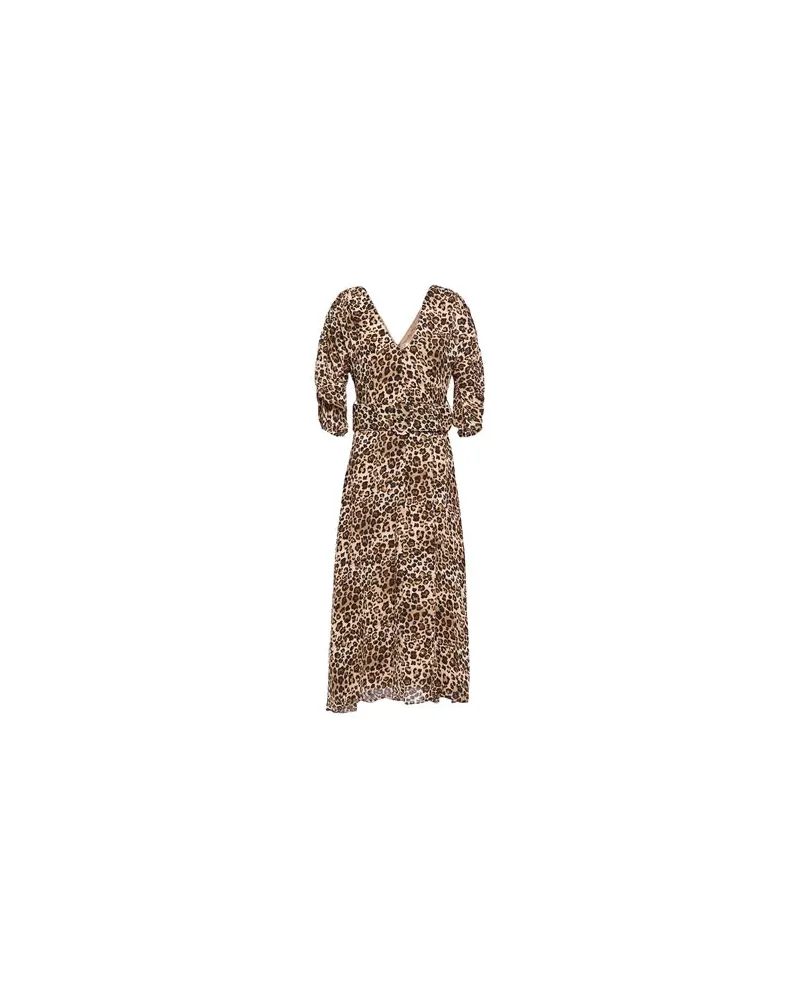NICHOLAS KLEIDER - Midi-Kleiderauf YOOX.COM Beige