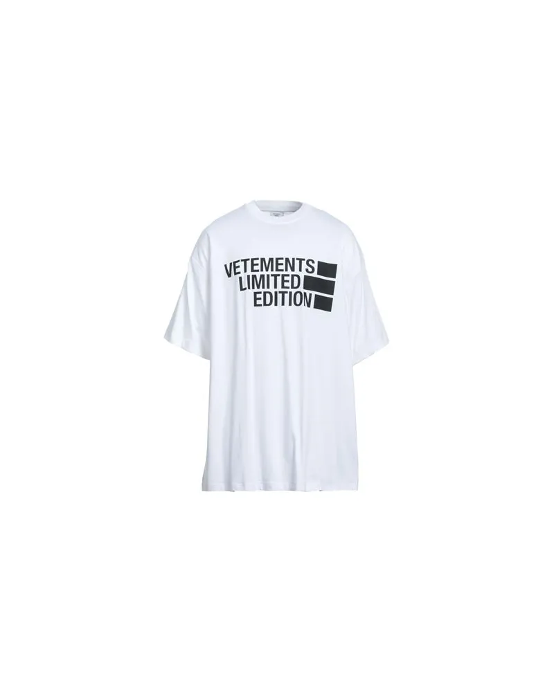 VETEMENTS TOPS - T-shirtsauf YOOX.COM Weiß