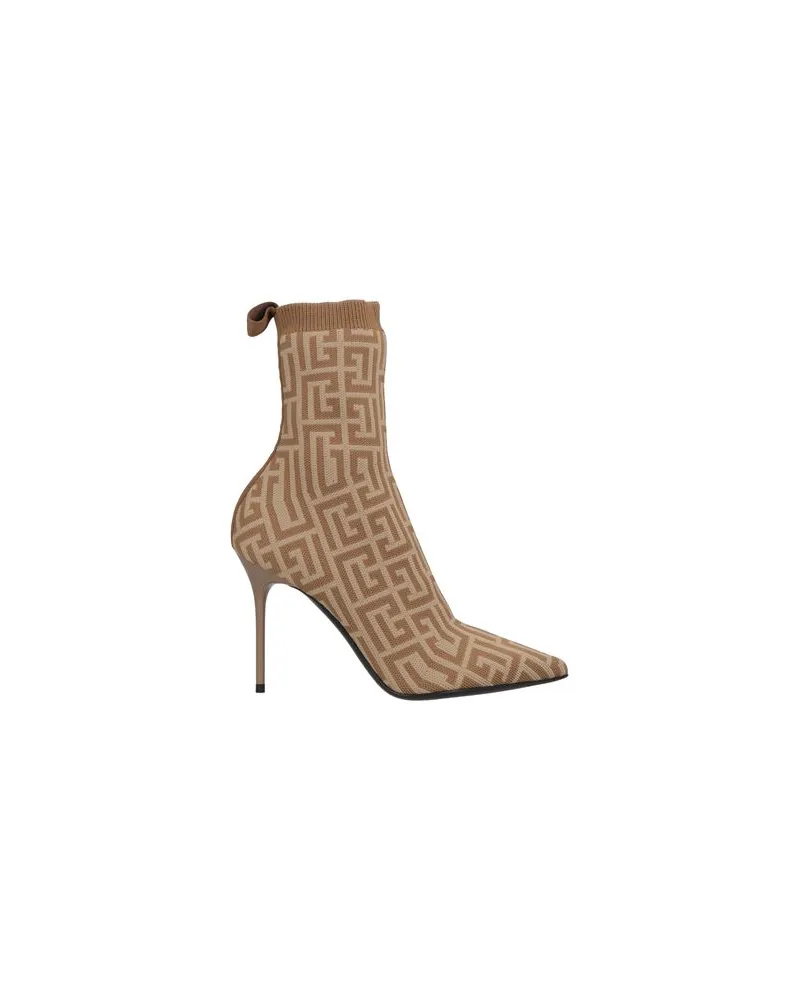 Balmain SCHUHE - Stiefelettenauf YOOX.COM Beige