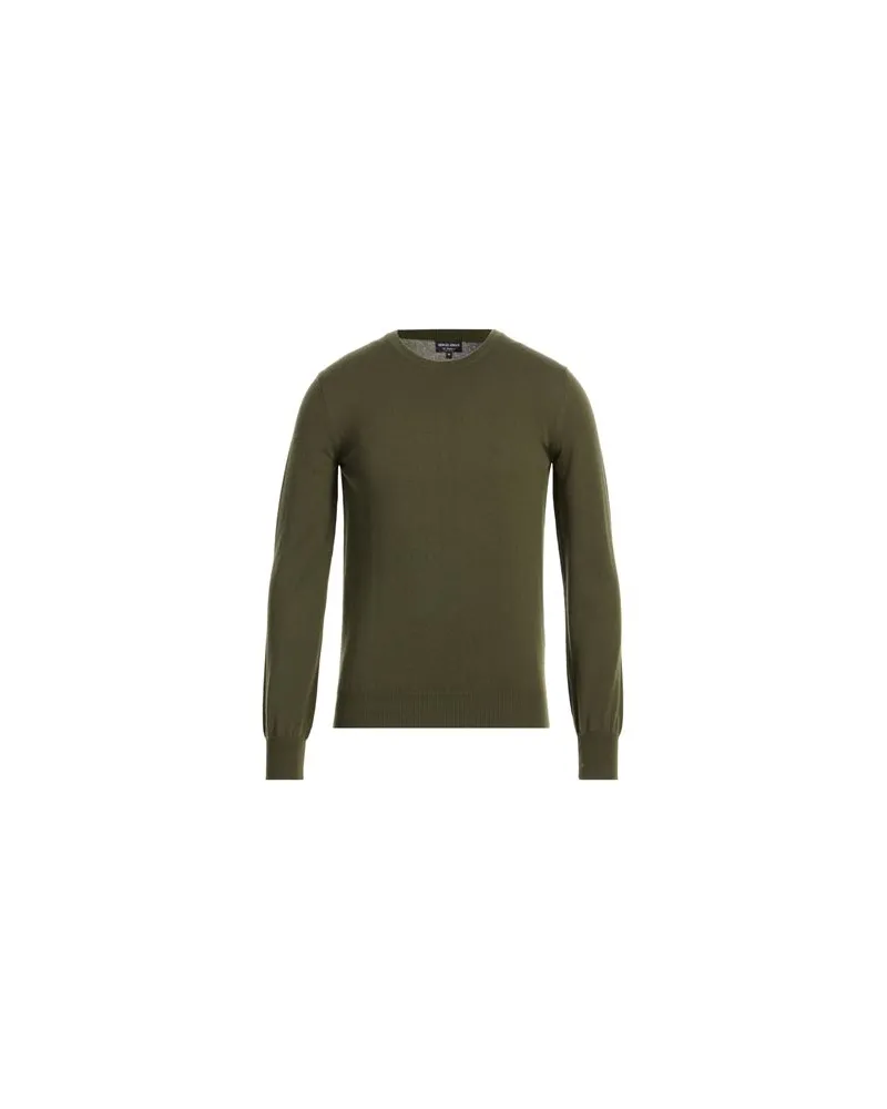 Giorgio Armani STRICKWAREN - Pulloverauf YOOX.COM Militärgrün