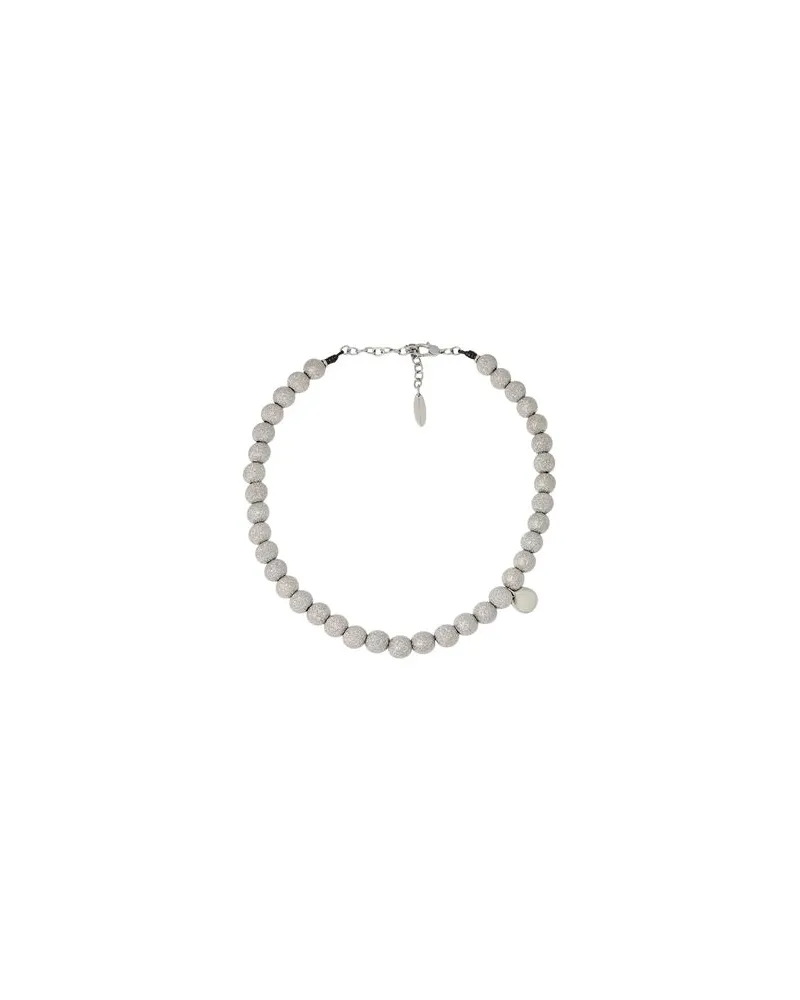 Brunello Cucinelli SCHMUCK und UHREN - Halskettenauf YOOX.COM Silber