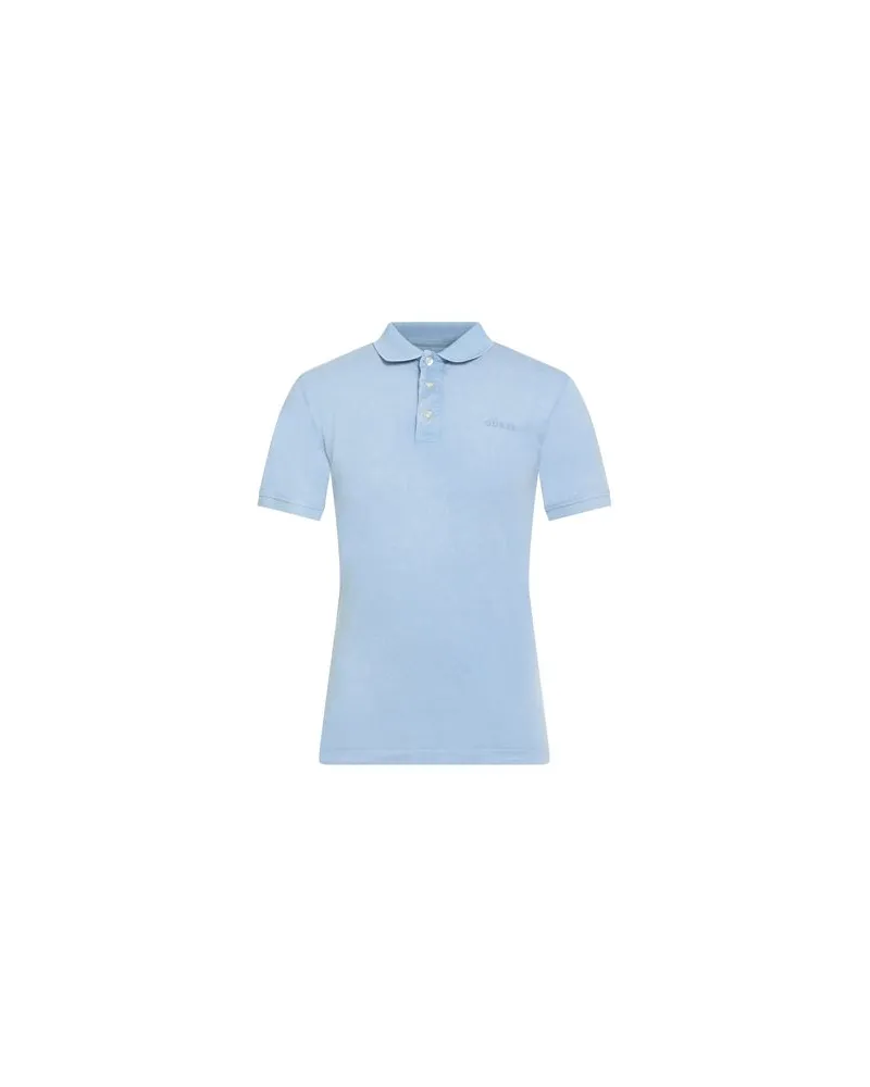 Guess TOPS - Poloshirtsauf YOOX.COM Hellblau