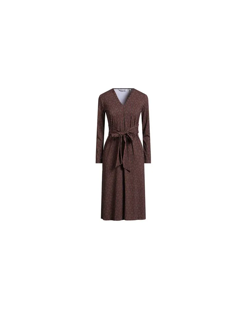 Caliban KLEIDER - Midi-Kleiderauf YOOX.COM Braun
