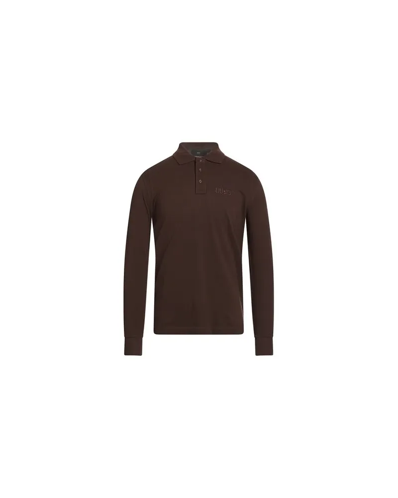 Liu Jo TOPS - Poloshirtsauf YOOX.COM Dunkelbraun