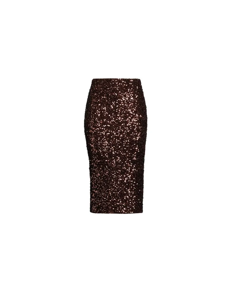 ROTATE Birger Christensen HOSEN & RÖCKE - Midi-Röckeauf YOOX.COM Dunkelbraun