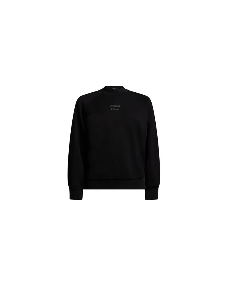 Armani Exchange TOPS - Sweatshirtsauf YOOX.COM Schwarz