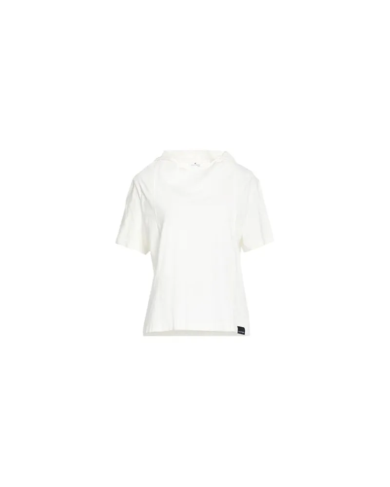 Courrèges TOPS - T-shirtsauf YOOX.COM Cremeweiß