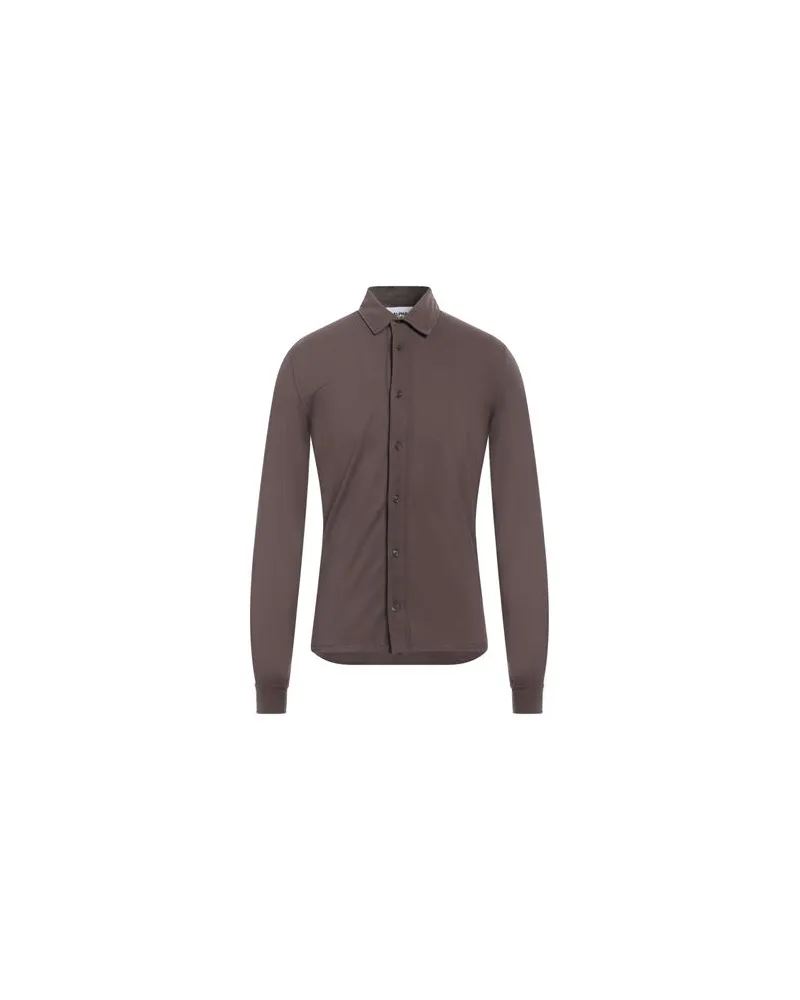 Alpha Studio TOPS - Hemdenauf YOOX.COM Schokobraun