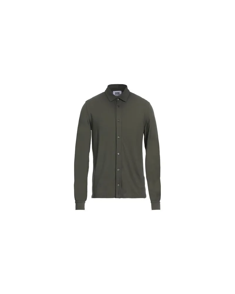 Alpha Studio TOPS - Hemdenauf YOOX.COM Militärgrün