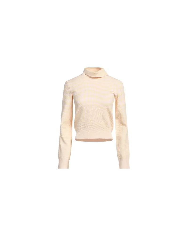 Burberry STRICKWAREN - Rollkragenpulloverauf YOOX.COM Pastellgelb