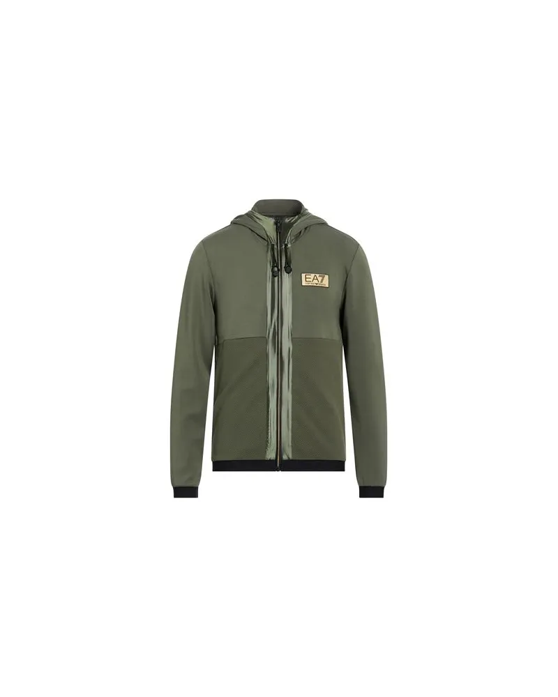 EA7 TOPS - Sweatshirtsauf YOOX.COM Militärgrün