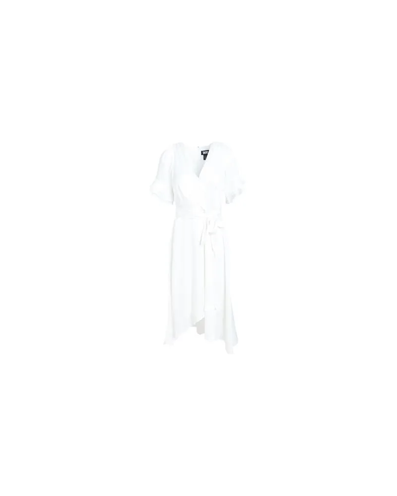 DKNY KLEIDER - Midi-Kleiderauf YOOX.COM Weiß