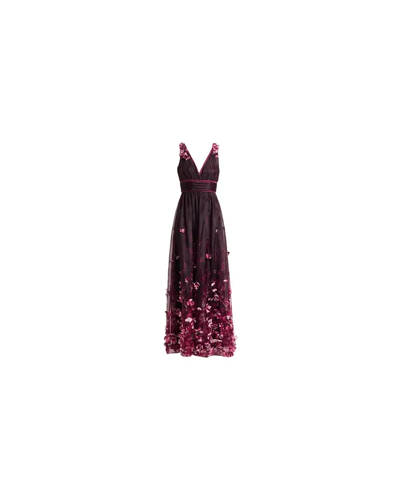 Marchesa KLEIDER - Maxi-Kleiderauf YOOX.COM Dunkelviolett