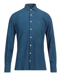 Hackett Jeanshemd Blau