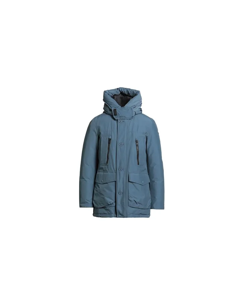 Woolrich JACKEN & MÄNTEL - Mäntelauf YOOX.COM Taubenblau