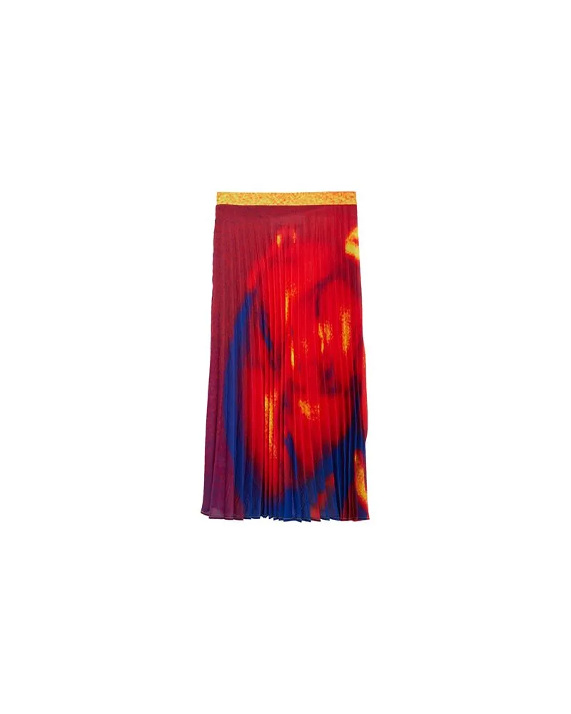 THEBE MAGUGU HOSEN & RÖCKE - Midi-Röckeauf YOOX.COM Tomatenrot