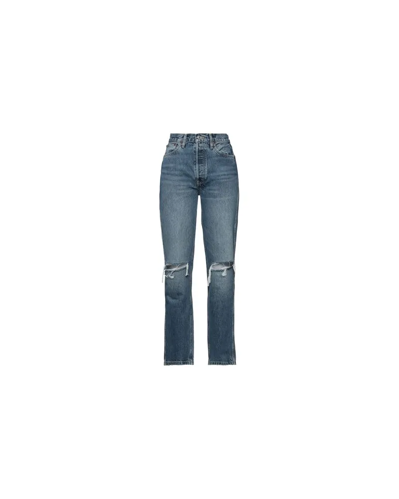 RE/DONE HOSEN & RÖCKE - Jeanshosenauf YOOX.COM Blau
