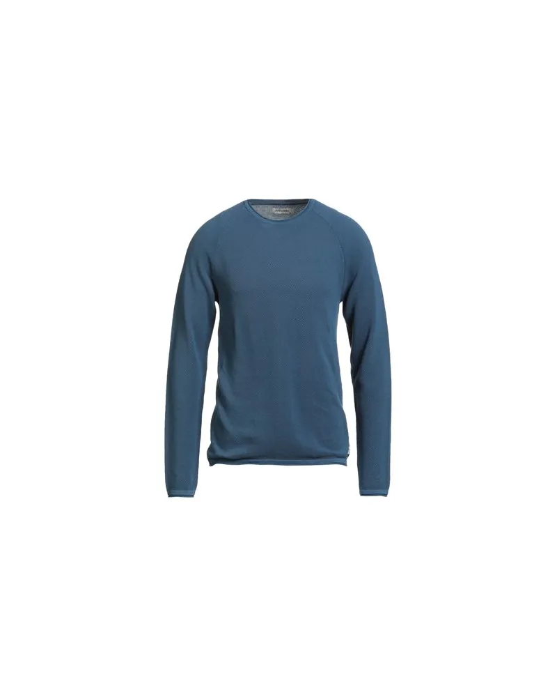 Jack & Jones STRICKWAREN - Pulloverauf YOOX.COM Taubenblau