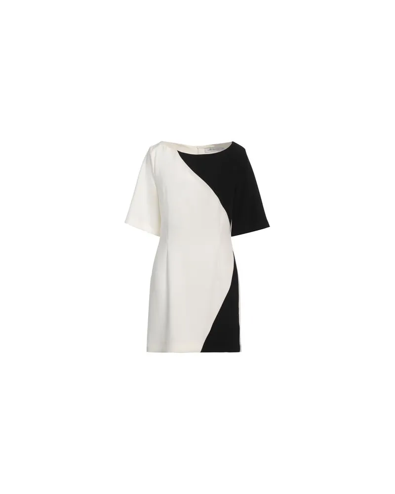 Simona Corsellini KLEIDER - Mini-Kleiderauf YOOX.COM Cremeweiß